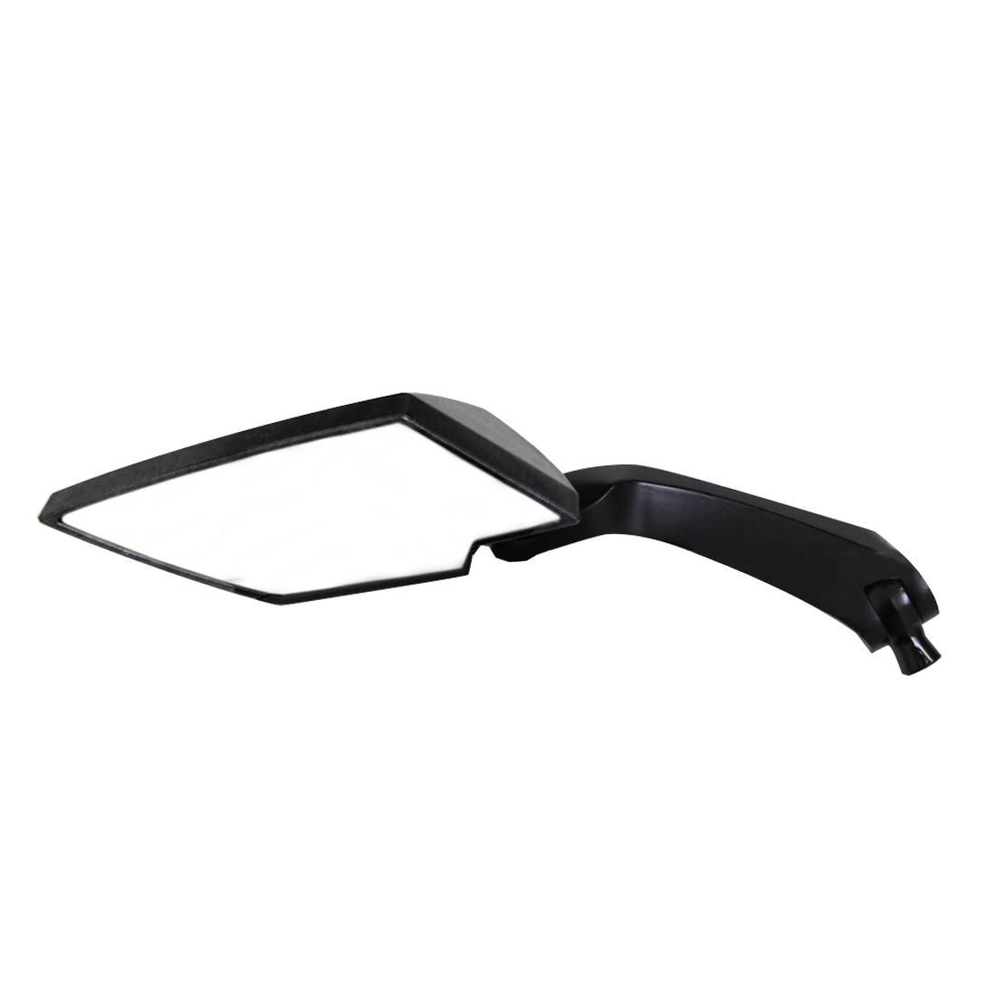 2 PCS Motorcycle Universal ABS Shell Holder Rhombus Shape Rear VIew Mirror