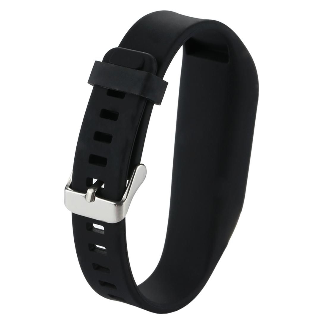 For Fitbit One Smart Watch Silicone Watchband, Length: about 24.2cm (Wine Red)