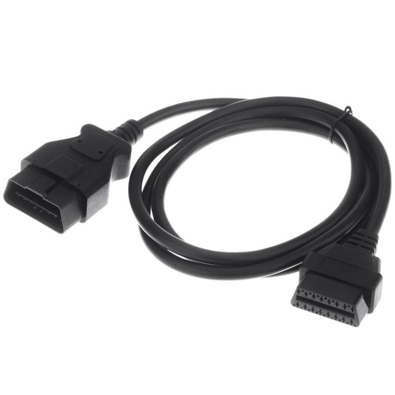 ELM327 OBDII 16 Pin to 16 Pin Bluetooth Car Diagnostic Cable, Length: 1.5m (Black)