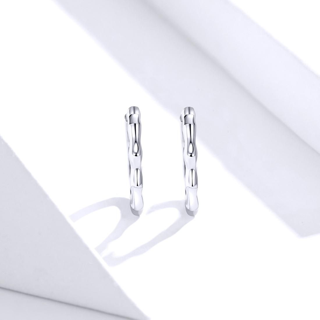 Simple Earrings Platinum-plated Earrings Sterling Silver S925 Earrings Ear Buckles