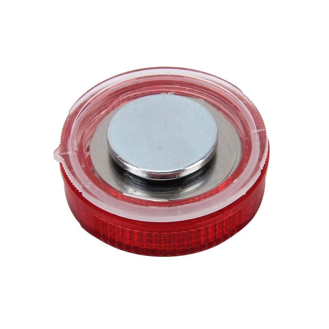 2 PCS Car Door Magnetic Warning Strobe Red Light Lamp