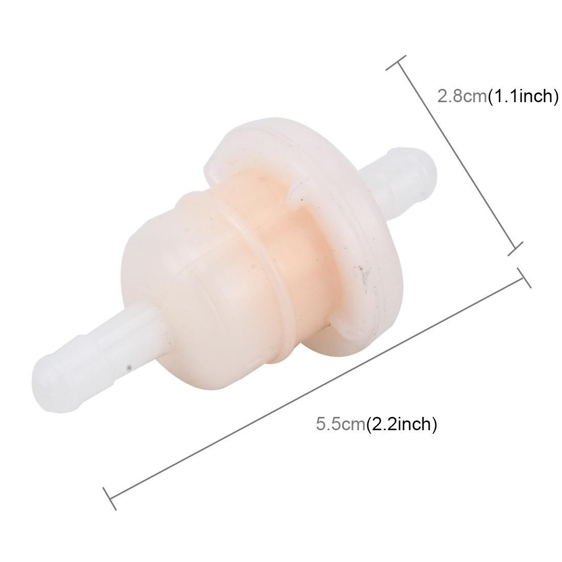 10 PCS Motorcycle Pink Cylinder Shape Gas Inline Fuel Filter for CG125