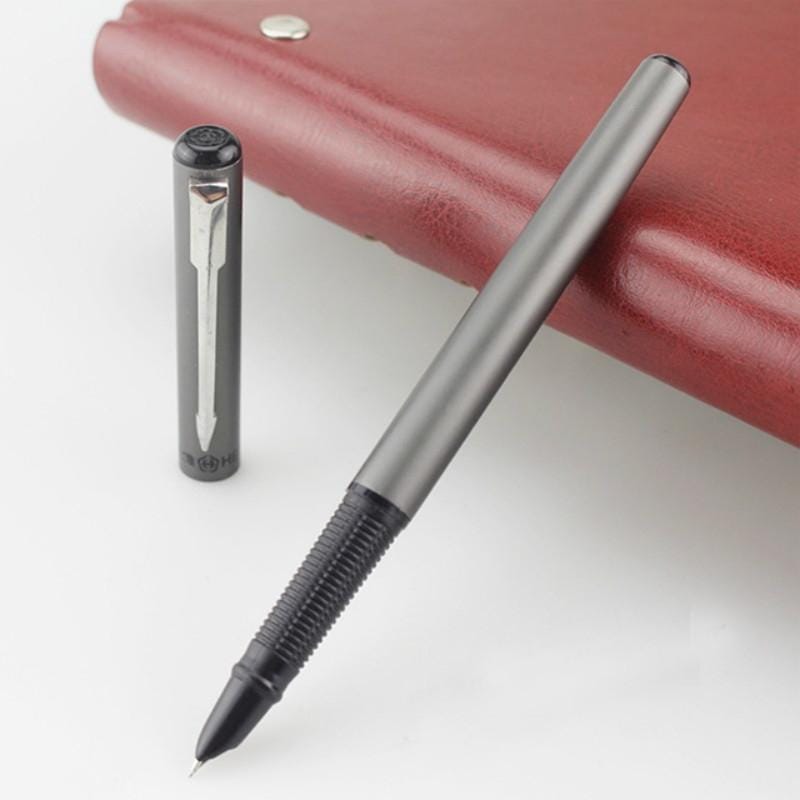 2 PCS Special Pen for Metal Students Writing Practice (Gray)