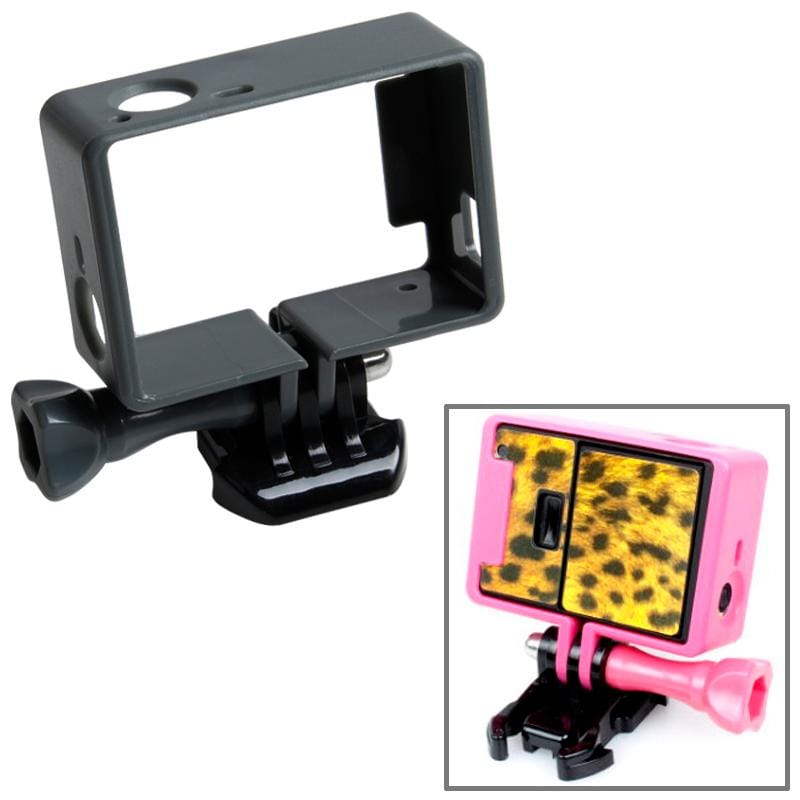 TMC High Quality Tripod Cradle Frame Mount Housing for GoPro HERO4 /3+ /3, HR191 (Grey)