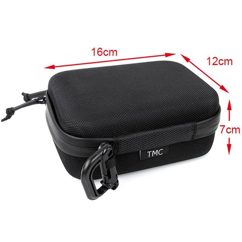 TMC EVA Upgrade Small Storage Case for GoPro  NEW HERO /HERO6   /5 /4 Session /4 /3+ /3 /2 /1, Puluz U6000 and other Sport Cameras Accessories, Size: 16cm x 11cm x7cm (Black)