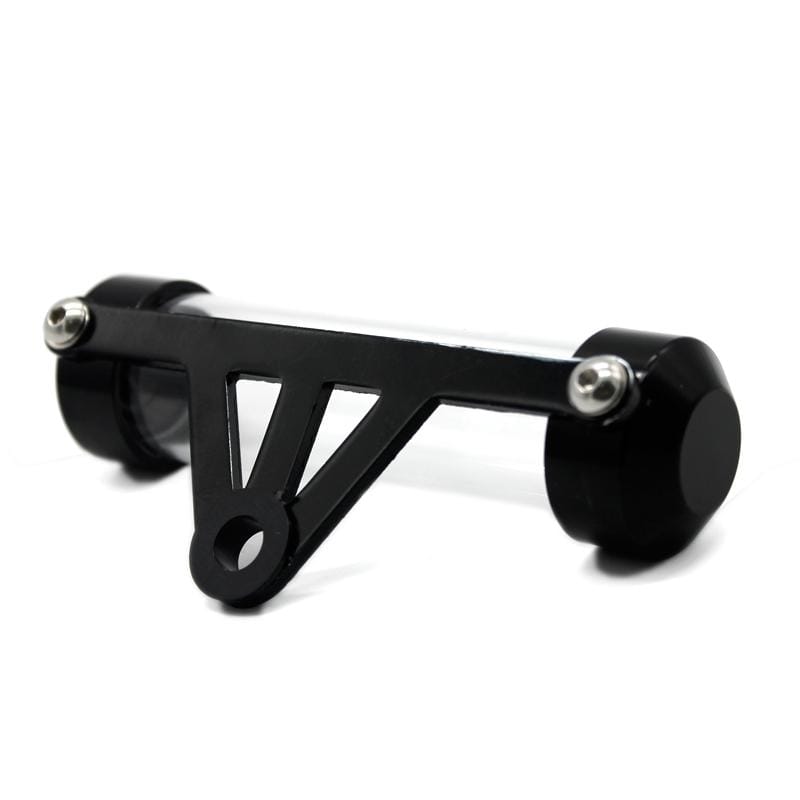 MP1001 Motorcycle Paper Car License Plate Placement Tube Waterproof Motorcycle Tax Tube Cylindrical Disc Paper Holder Air Vehicle License Plate Frame for Motorcycles (White)