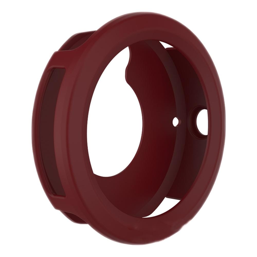 For Garmin Vivoactive 3 Smart Watch Silicone Protective Case (Wine Red)