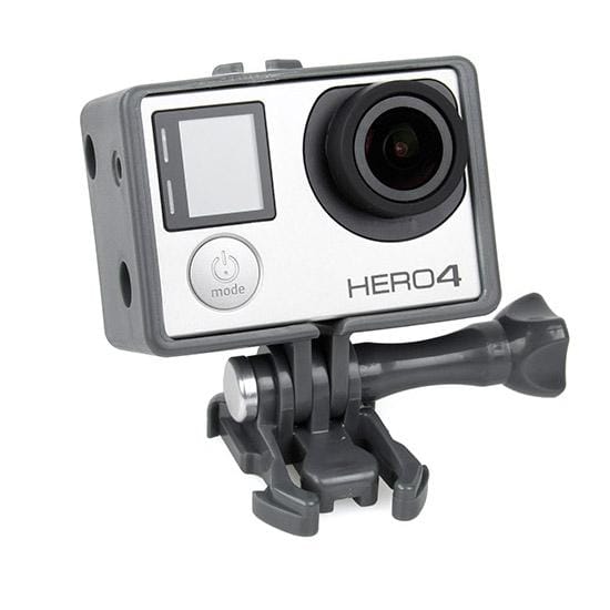 TMC BacPac Frame Mount Housing Case for GoPro HERO4 /3+ /3 (Grey)