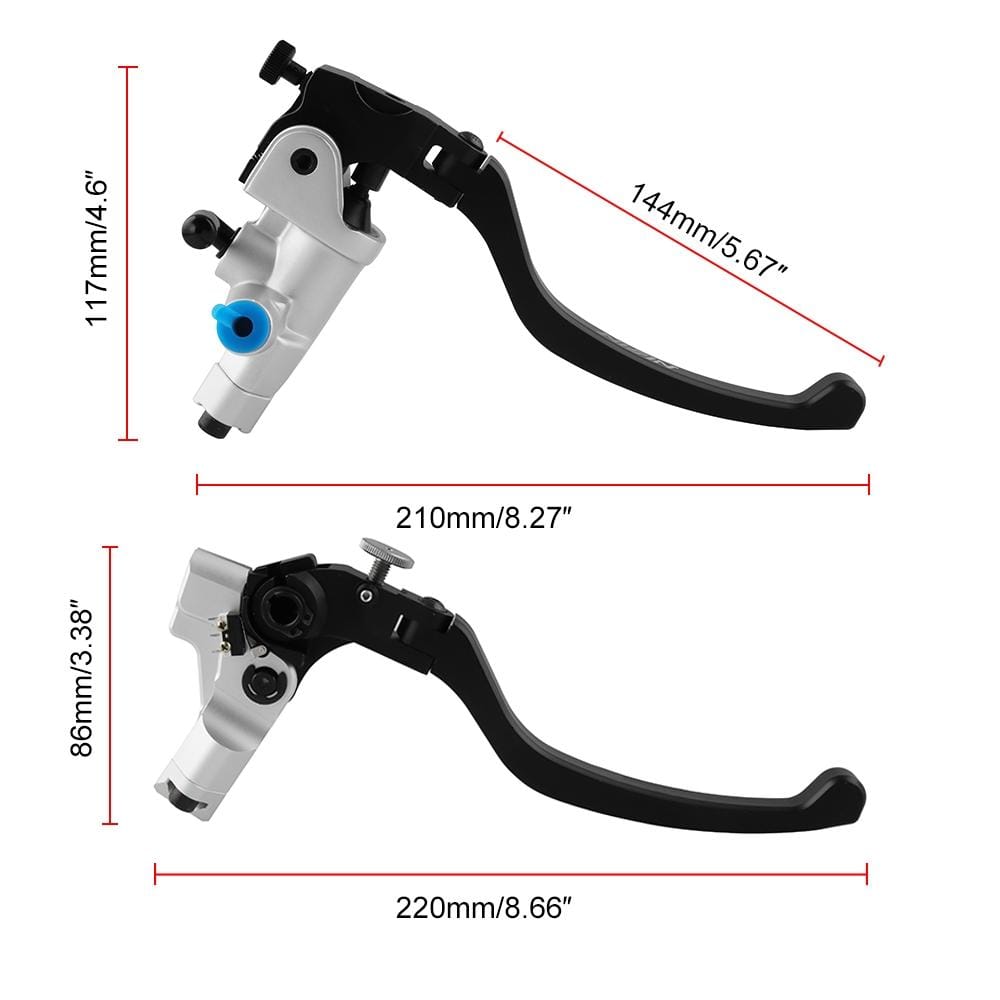 MB-MH031 Universal Modified Motorcycle Mountain Bike Hydraulic Brake Clutch for 7/8 inch  Standard Handlebar