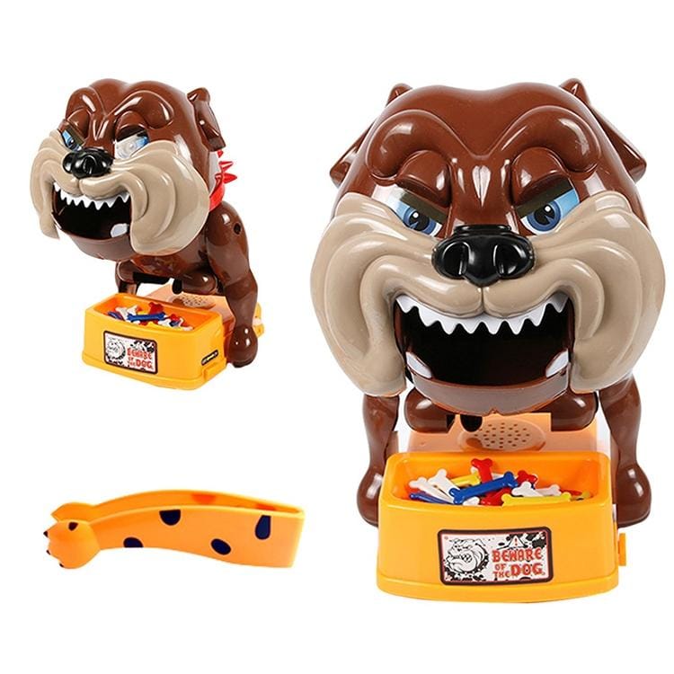 Cartoon Creative Beware of the Dog Bite Hand Novelty Tricky Toys, Middle Size