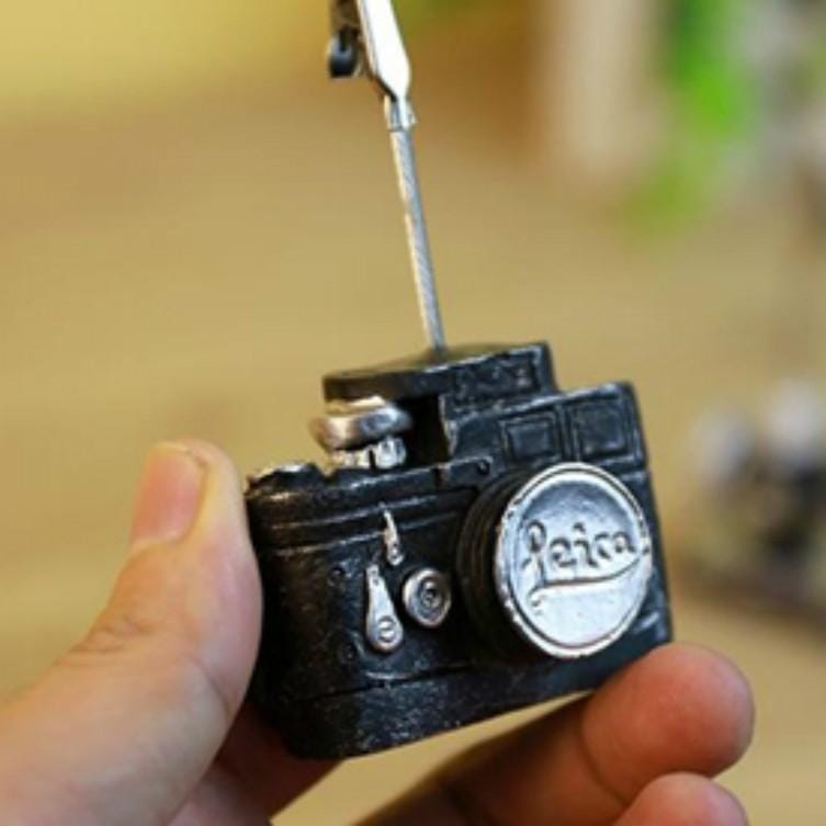 Creative Clips Wedding Party Gift Mini Resin Place Holder Message Folders Photo Clamp Home Decoration (Camera)