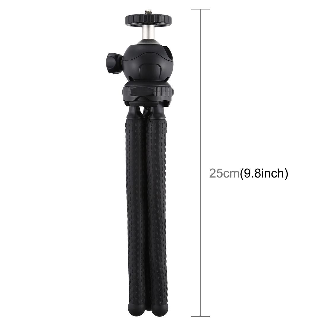 PULUZ Mini Octopus Flexible Tripod Holder with Ball Head for SLR Cameras, GoPro, Cellphone, Size: 25cmx4.5cm (Style2)