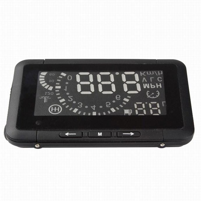 W01 2.4 inch Universal Car HUD Vehicle-mounted Head Up Display Fuel Consumption