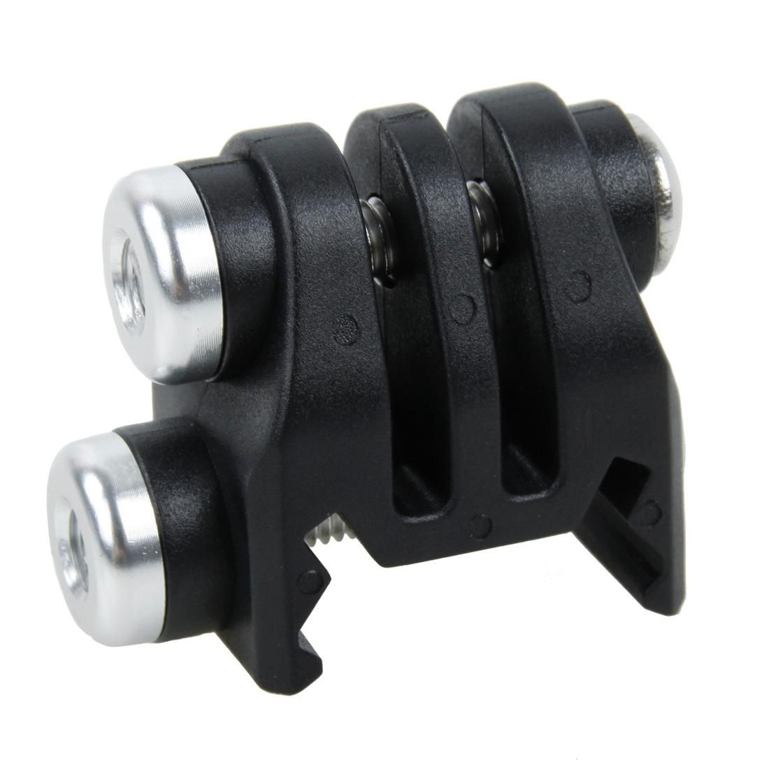 TMC HR387-BK 20mm Rail Plastic Connection Mount for GoPro  NEW HERO /HERO6   /5 /5 Session /4 Session /4 /3+ /3 /2 /1, Xiaoyi and Other Action Cameras (Black)