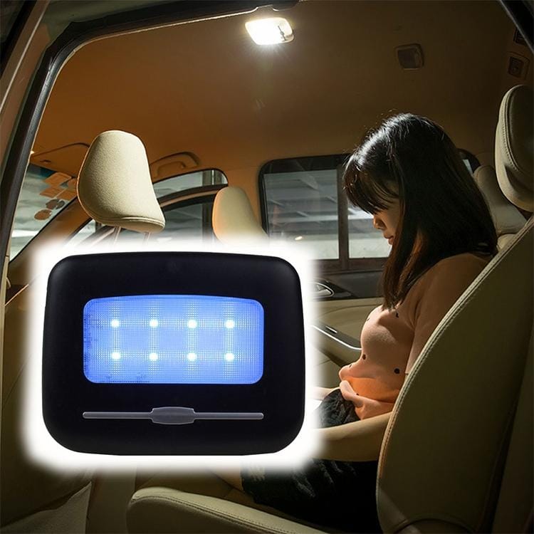 Car Interior Wireless Intelligent Electronic Products Car Reading Lighting Ceiling Lamp LED Night Light, Light Color:Blue Light (Black)