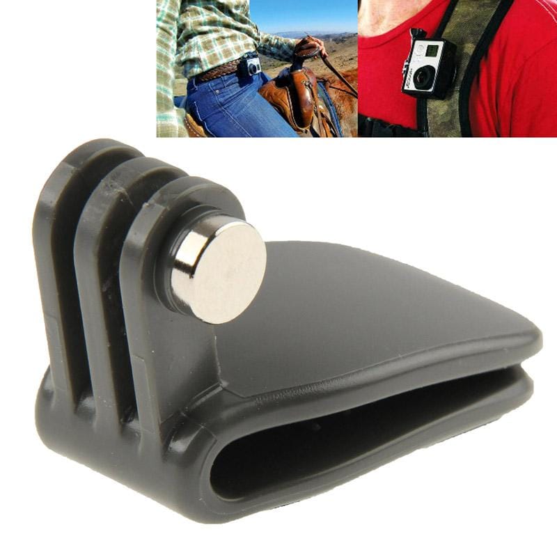 TMC Head Hat Quick Clip / Backpack Clip for GoPro  NEW HERO /HERO6   /5 Session /5 /4 Session /4 /3+ /3 /2 /1, Other Sport Cameras (Grey)