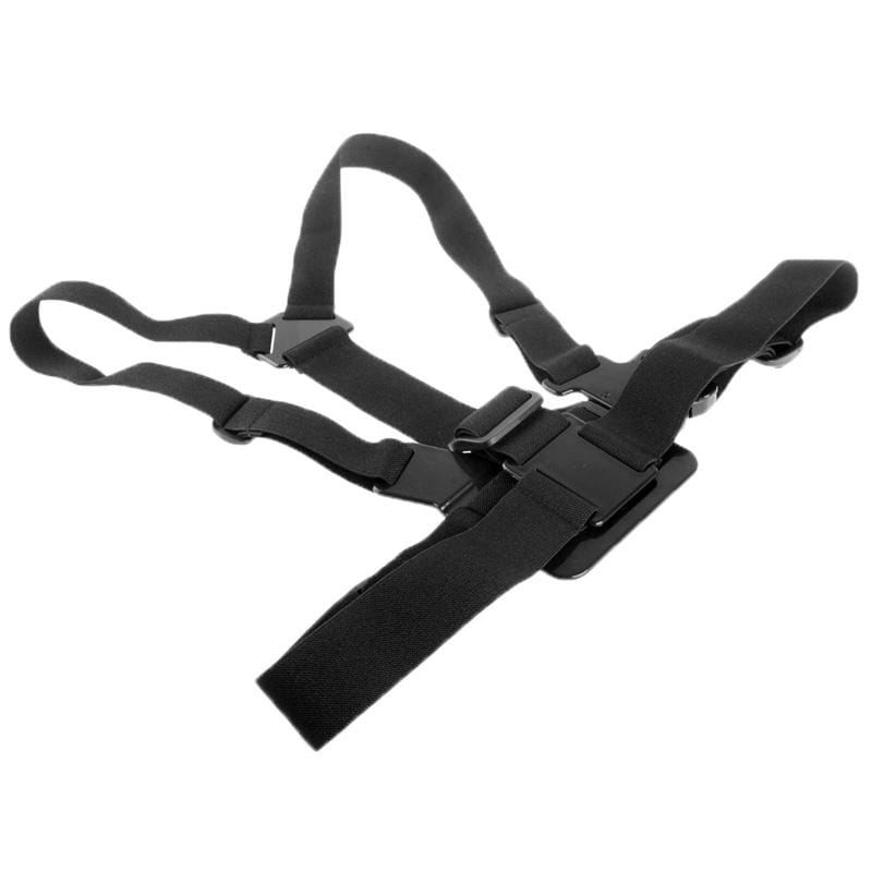 ST-25 Adjustable Body Chest Strap Mount Belt Harness with Buckle Bracket Screw for GoPro  NEW HERO /HERO6   /5 /5 Session /4 Session /4 /3+ /3 /2 /1, Xiaoyi and Other Action Cameras (Black)