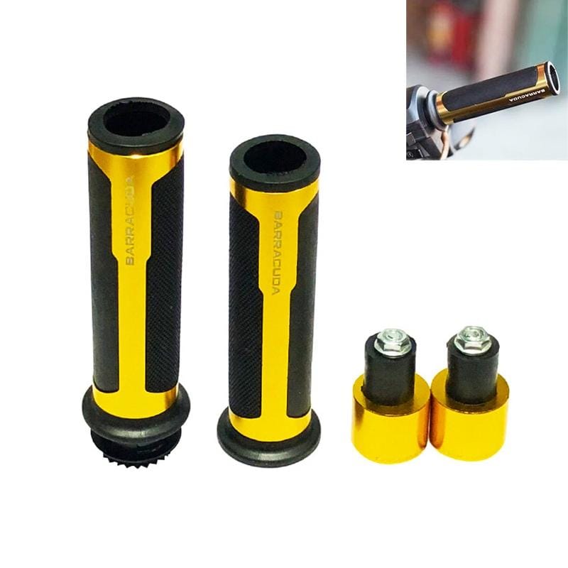 Motorcycle Modification Accessories Hand Grip Cover Handlebar Set (Gold)
