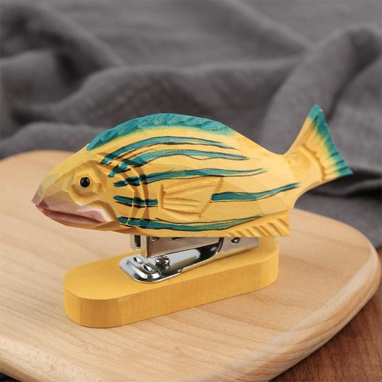 24/6 26/6 Handmade Wood Animal Mini Stapler Paper Office School Smart Home Kit (Style16)