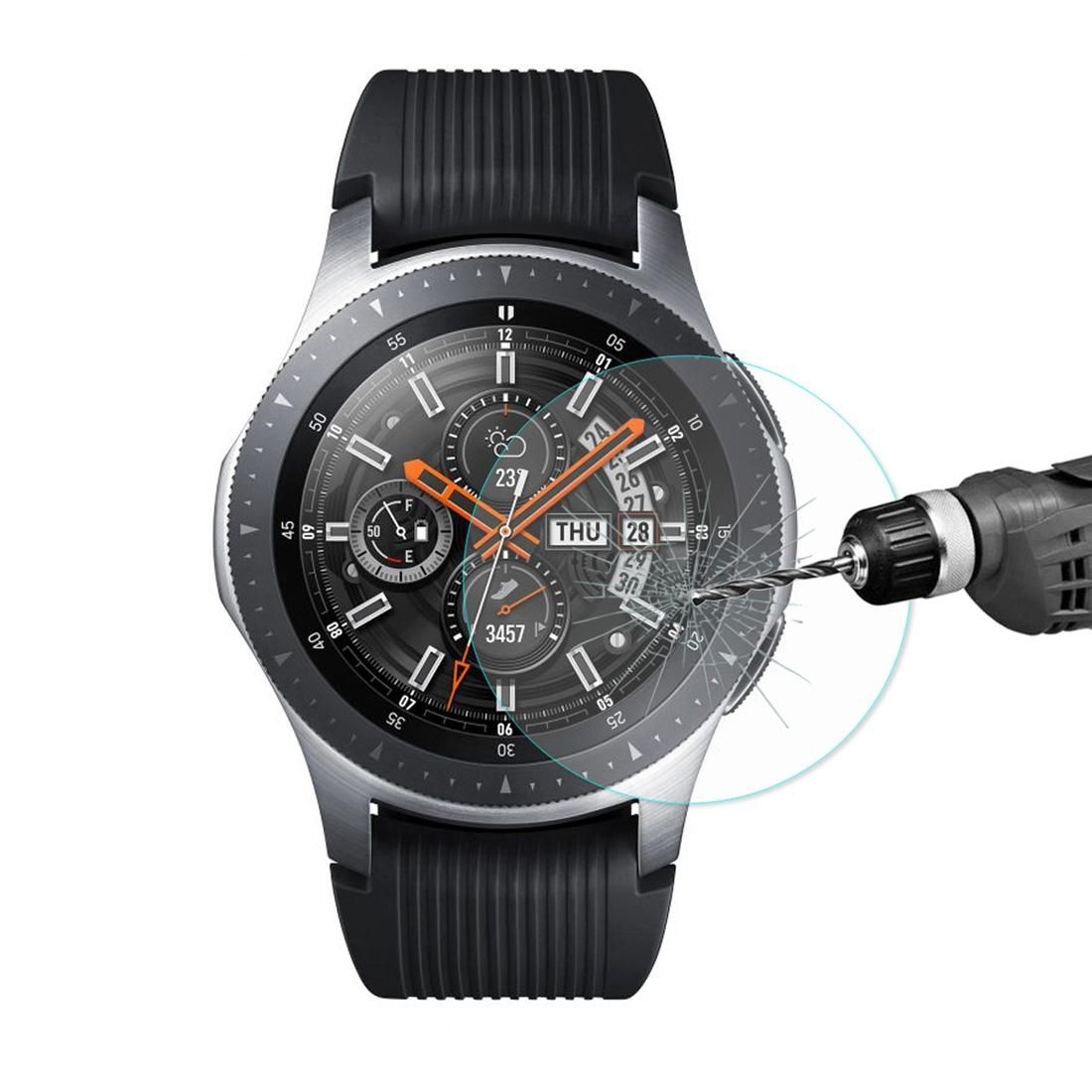 ENKAY Hat-Prince 0.2mm 9H 2.15D Curved Edge Tempered Glass Film for Galaxy Watch 46mm (Style1)