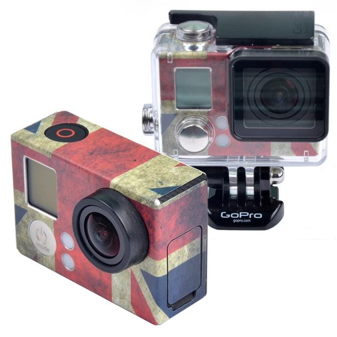 Retro Brazil Flag Pattern Case Sticker for GoPro HERO3+ /3 (Style2)