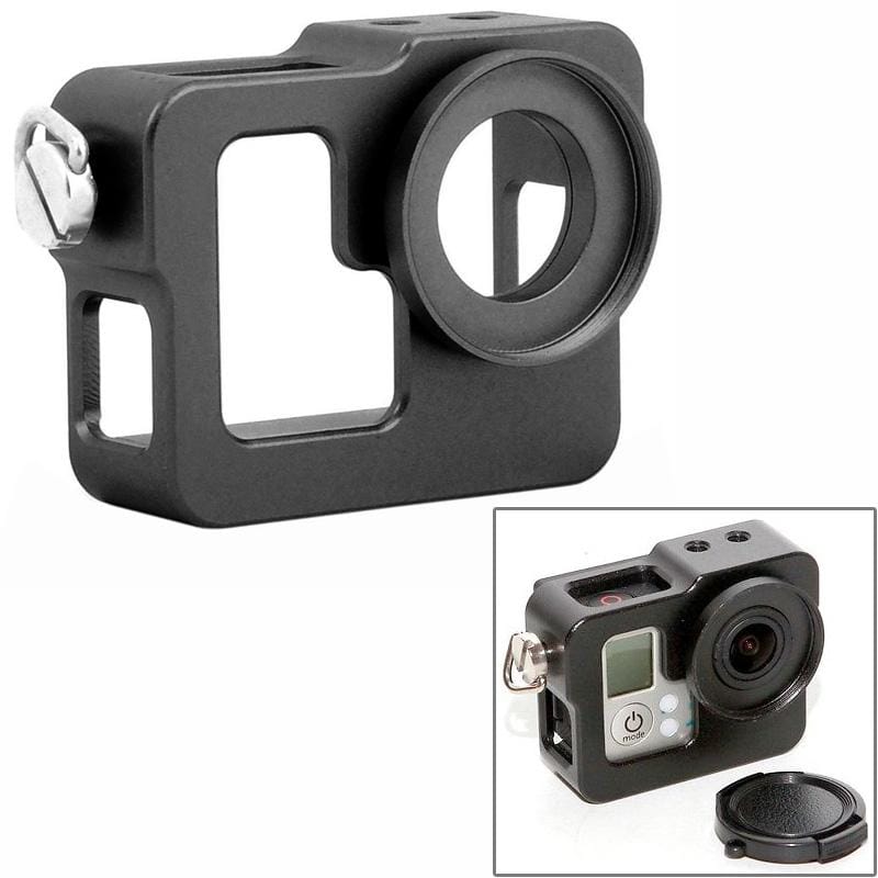 CNC Aluminium Alloy Housing Shell / Matel Protective Cage for GoPro Hero 4 / 3+ / 3, ST-121 (Style1)