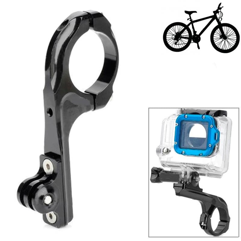 TMC HR85 Bike Aluminum Handle Bar Adapter Pro Mount for GoPro  NEW HERO /HERO6   /5 Session /5 /4 Session /4 /3+ /3 /2 /1, Xiaoyi Sport Cameras (Black)