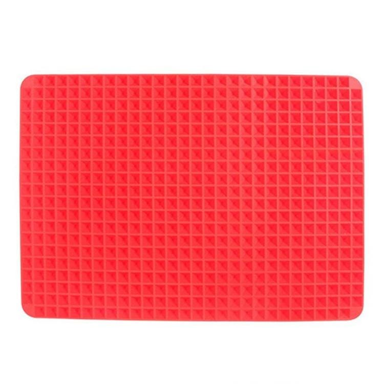 2 PCS Silicone Multifunctional Bbq Pizza Mat Multifunctional Placemat Grill Mat Microwave Baking Mat (Black)