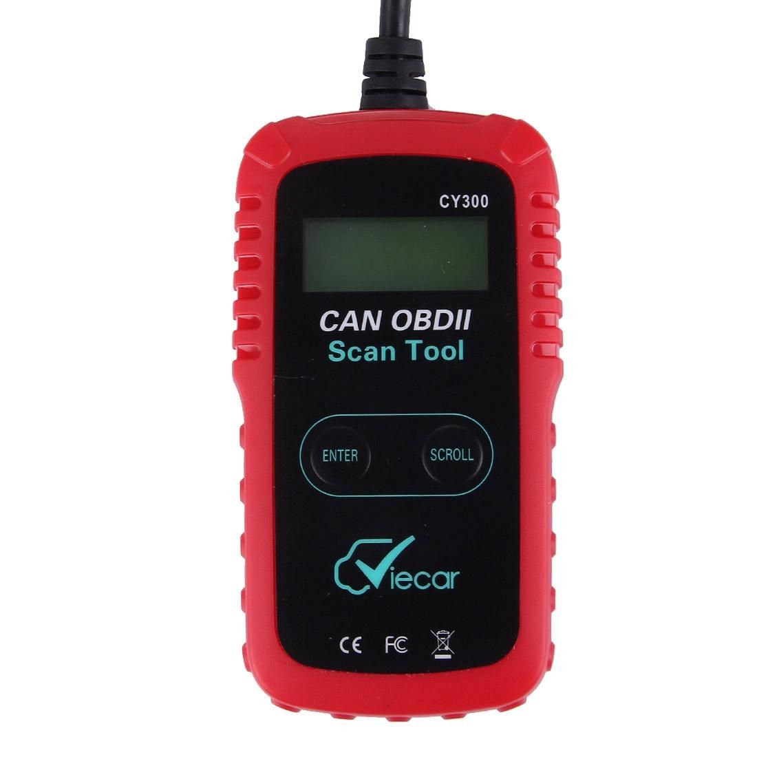 Viecar CY300 OBDII Car Diagnostic Tool Code Scanner Fault Reader