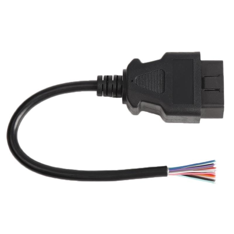 16PIN Male OBD Cable Opening Line OBD 2 Extension Cable for Car Diagnostic Scanner, Cable Length: 100cm