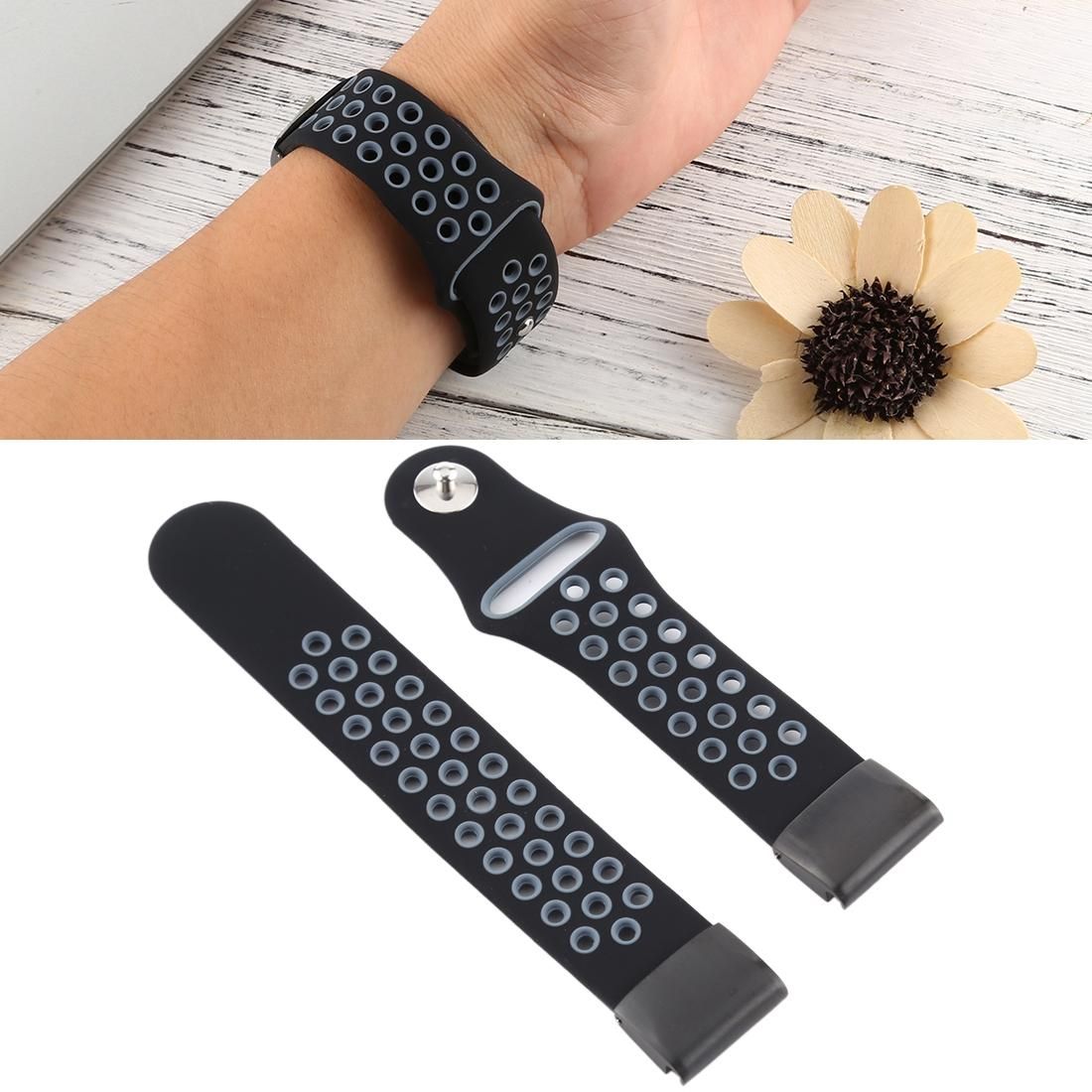Smart Watch Silicone Wrist Strap Watchband for Garmin Fenix 5X (Grey)
