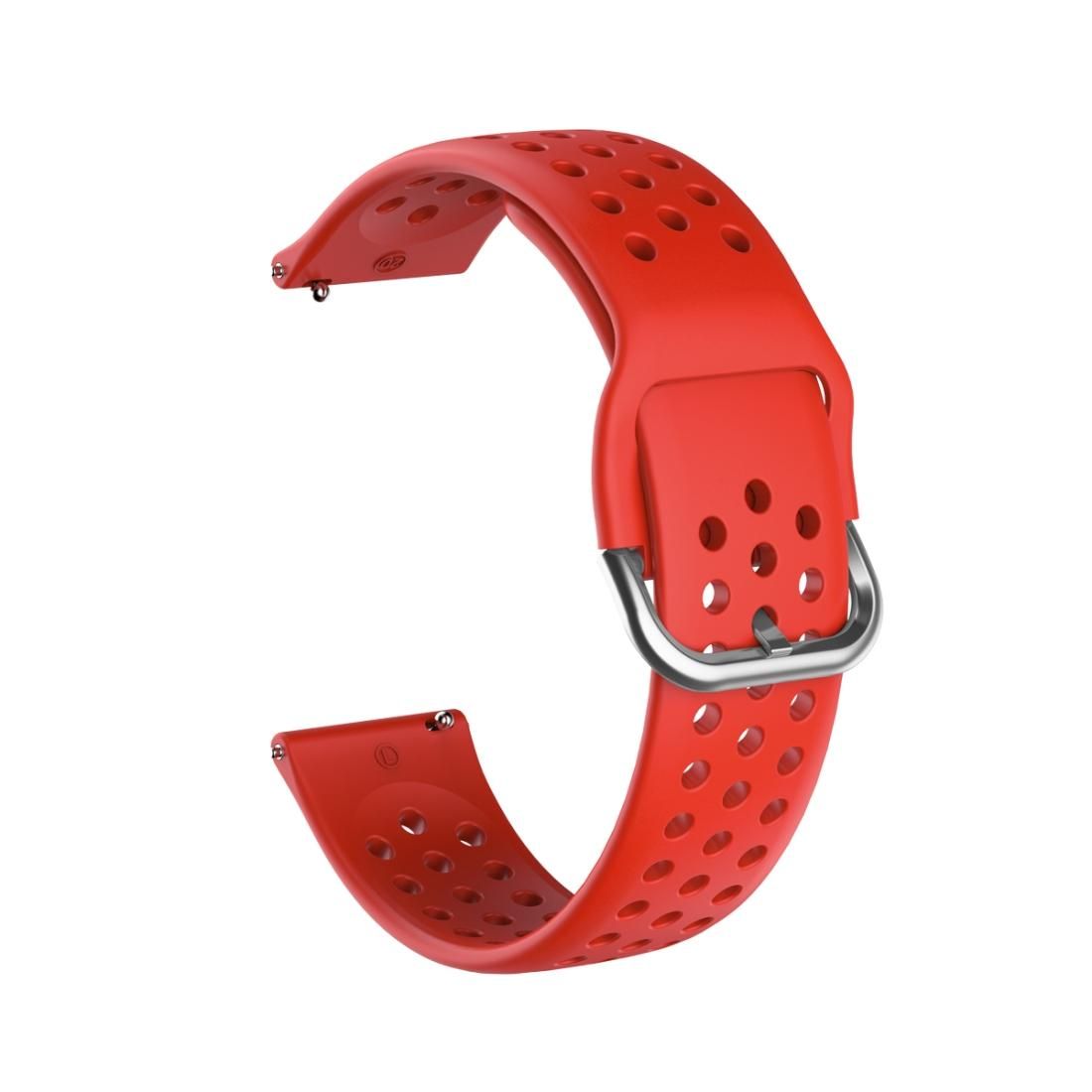 22mm For Huawei watch GT2e/GT/GT2 46MM Breathable Porous Strap with Inner Buckle (Red)