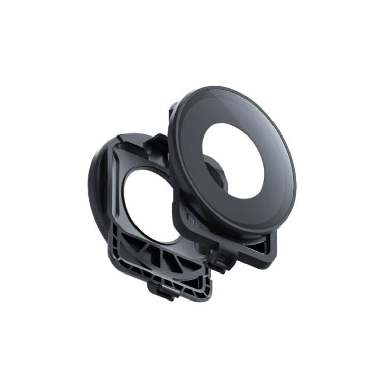 PULUZ Lens Guard Protective Glass Cover for Insta 360 One R Panoramic Camera with Frame (Black)