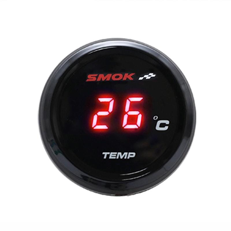 Motorcycle Universal Thermometer Smok Instrument Modification for Harley Battle Pedal in Smok Light Source (Red Black)