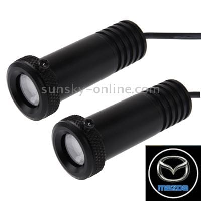 Car Door LED Laser Welcome Decorative Light, LED Laser for MAZDA Logo