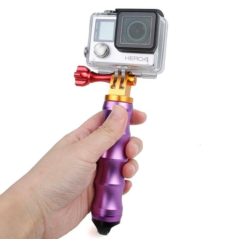 TMC HR295 Module Aluminum Grip for GoPro Hero4 / 3+ / 3, SJ4000, Xiaomi Yi Sport Camera (Purple)