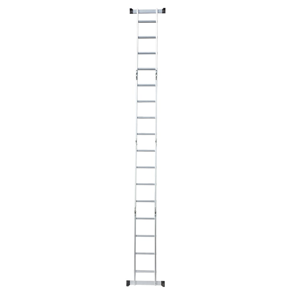 15.5ft Household Multifunctional Aluminum Alloy Small Joint Foldable Telescopic Ladder 16-step Unloading Ladder