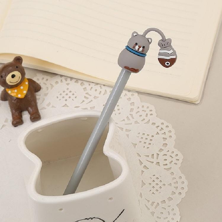 10 PCS Cute Pet Paradise Tentacles Animal Student Gel Pen (Cat)