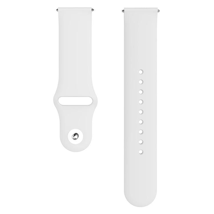 Monochrome Silicone Strap for Apply Samsung Galaxy Watch Active 20mm (Gray)