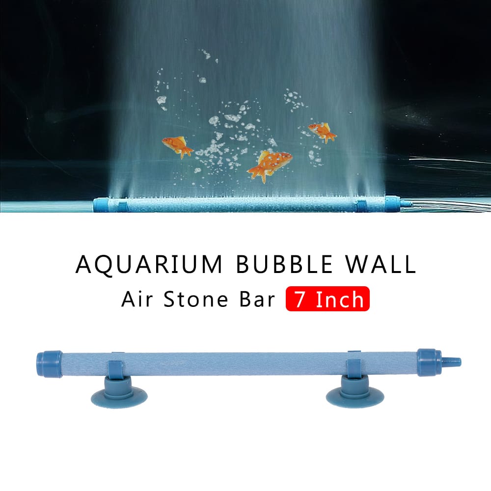 Aquarium Bubble Wall Air Stone Bar 7 Inch Fish Tank Bubble - 7 inch