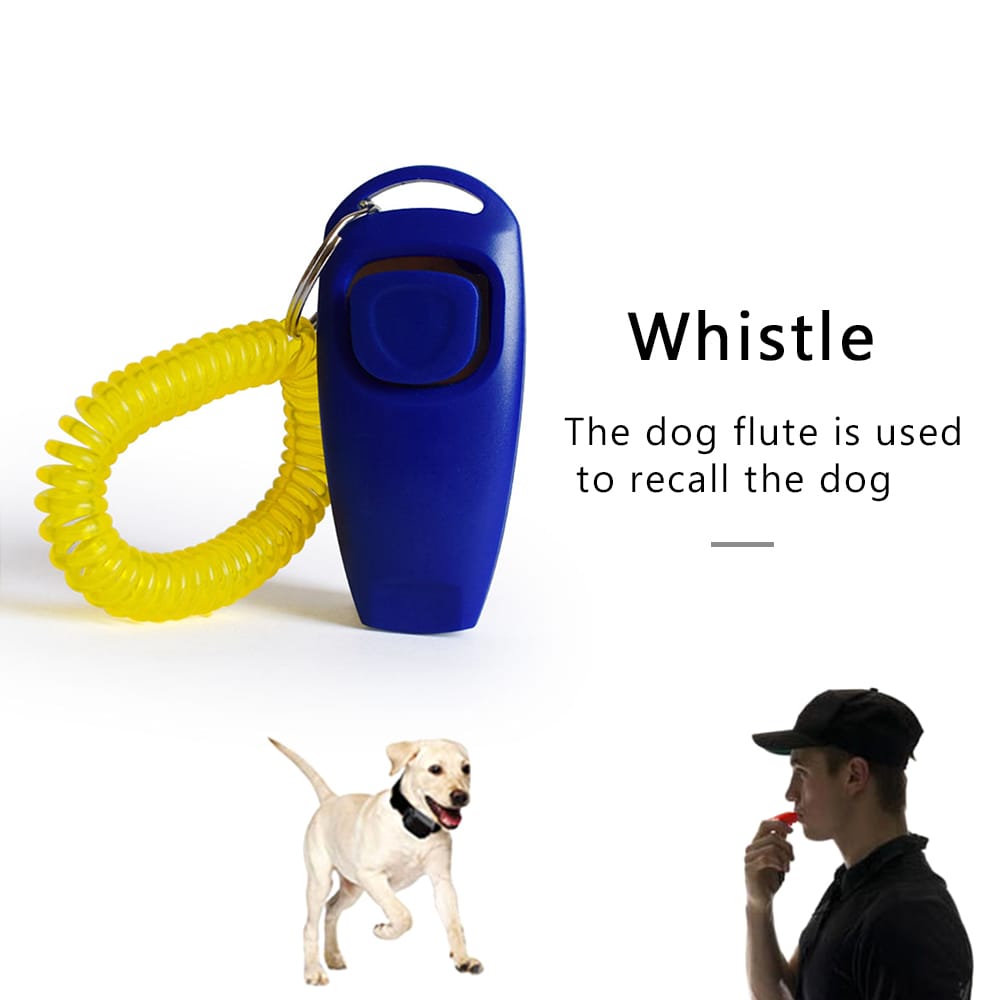 2pcs Dog Training Clickers 2 in 1 Whistle and Clicker Pet - 2pcs