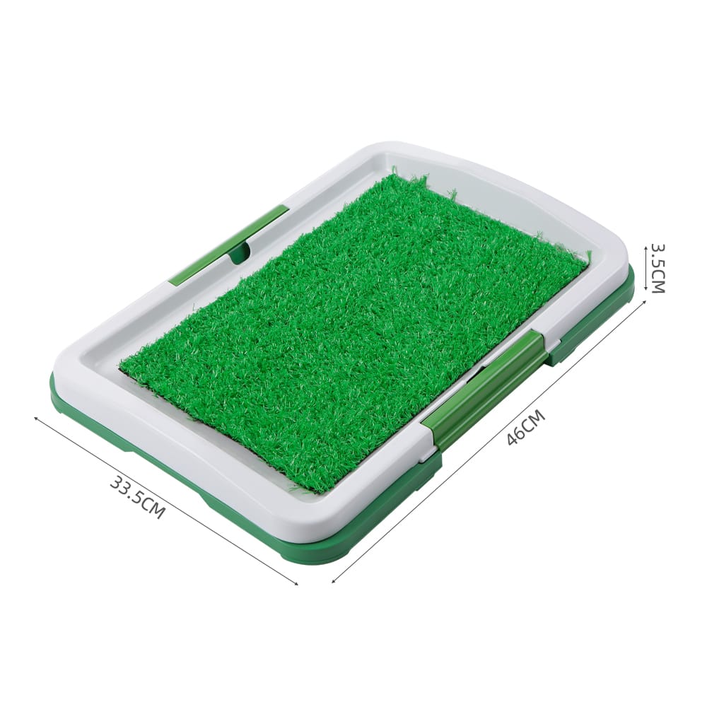 Dog Litter Box Pad Potty Training Synthetic Grass Mesh Tray