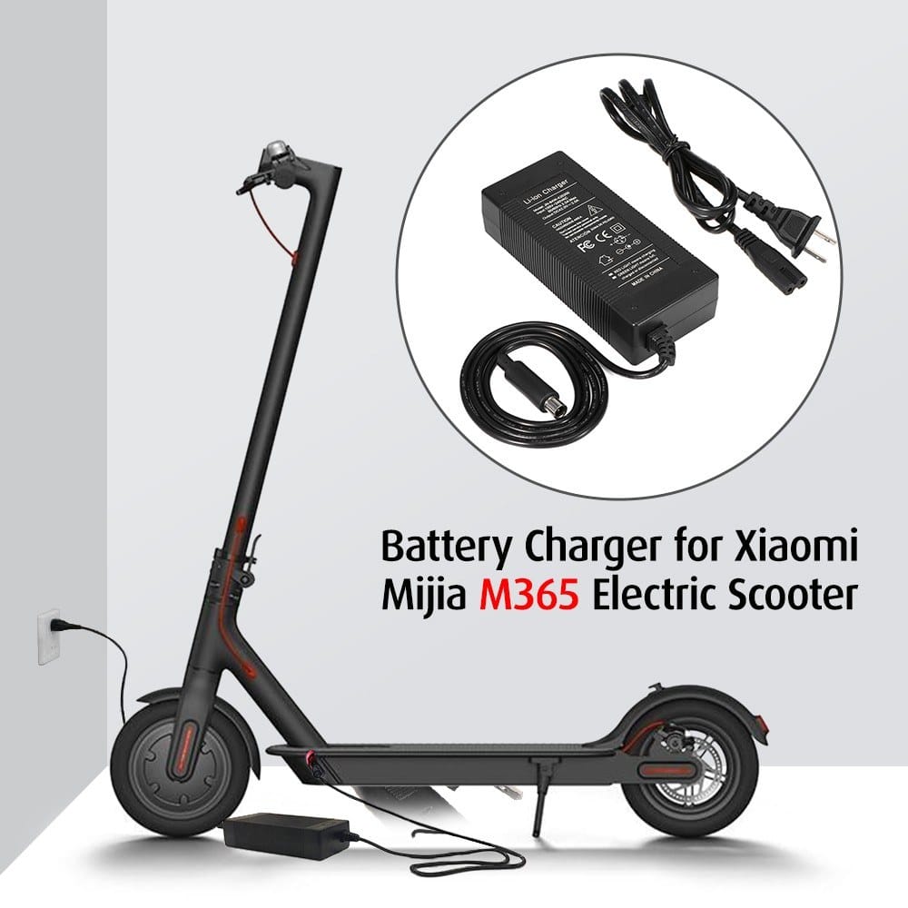 Scooter Charger 42V 2A Charger Compatible with Xiaomi M365 - US
