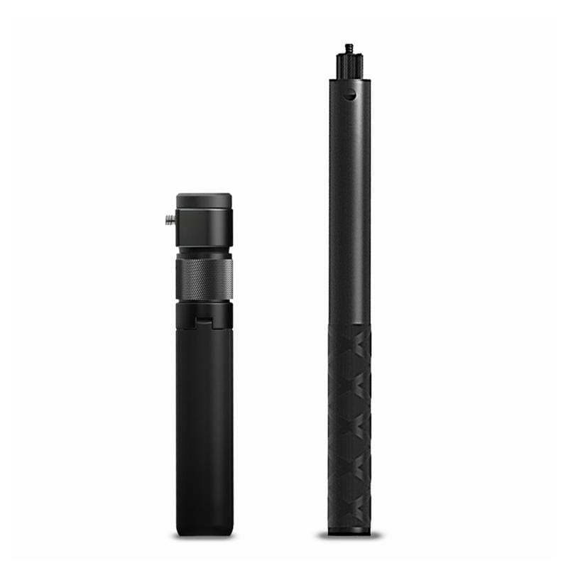 Bullet Time Rotary Handle Panoramic Camera Selfie Extension Rod Tripod Integrated (Black)