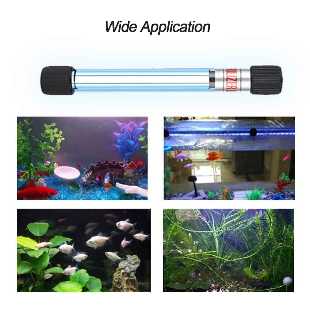 9W UV Light for Aquarium Clean Timer UV Sanitizer Light - 9W Light EU Plug