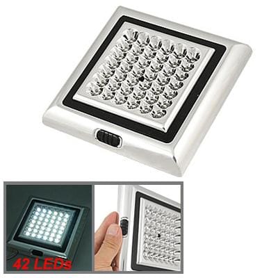 High Power Car Indoor 42 LED 3 Sections Switch Lamp Light, DC 12V