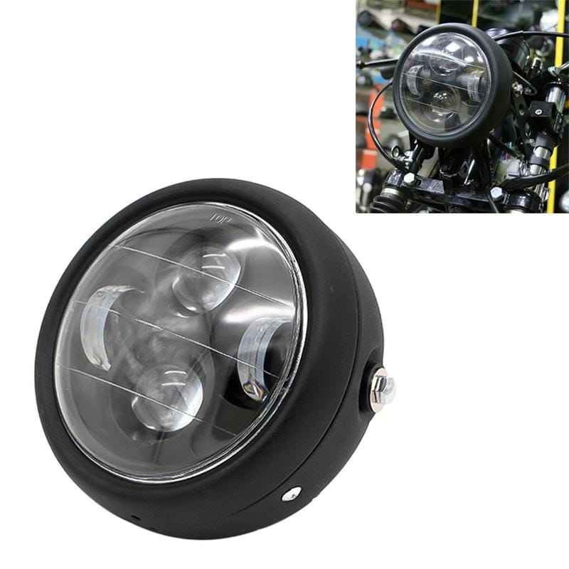 5.75 inch Round LED Motorcycle Universal Headlight Modified Spotlight (Black)
