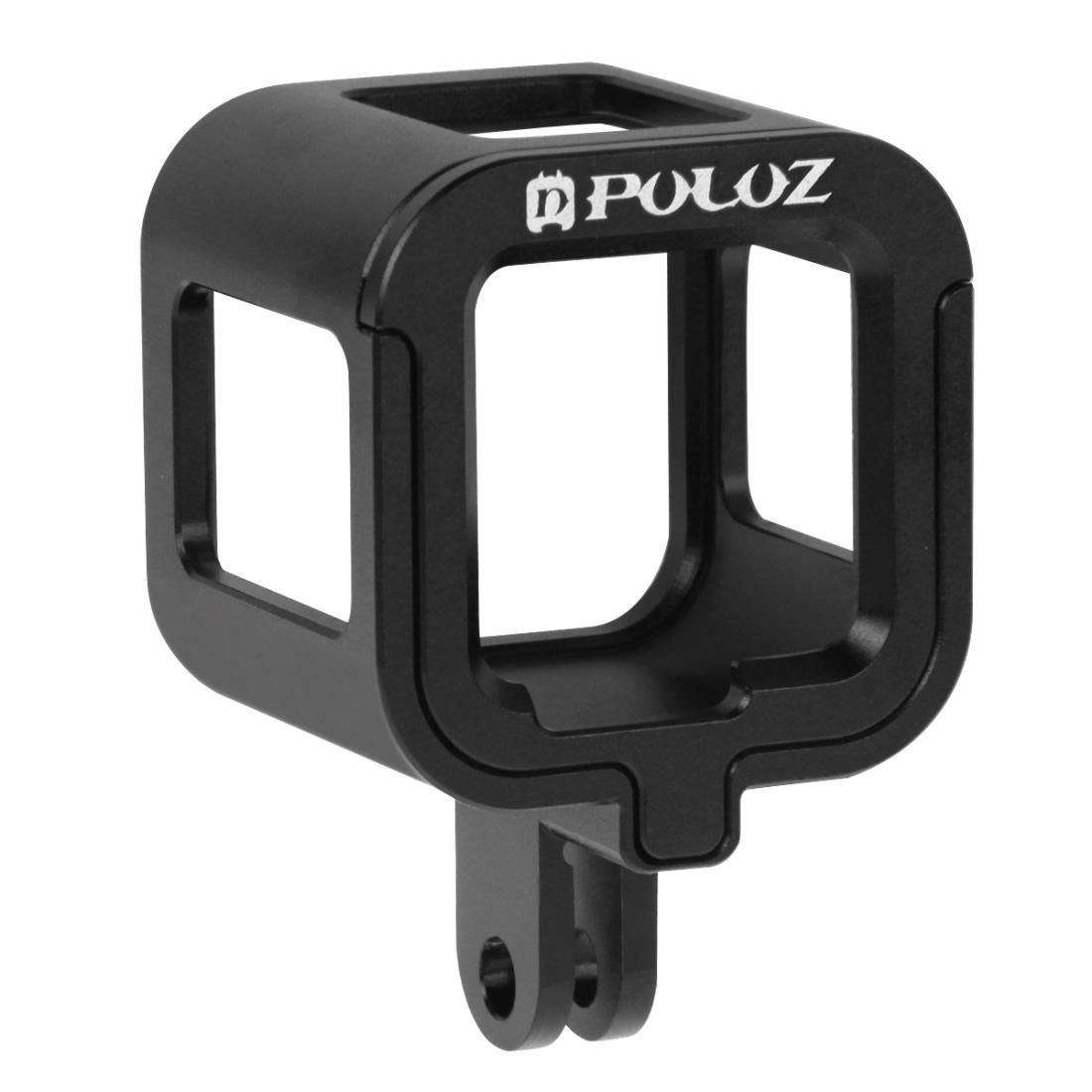 PULUZ Housing Shell CNC Aluminum Alloy Protective Cage with Insurance Frame for GoPro HERO5 Session /HERO4 Session /HERO Session (Black)
