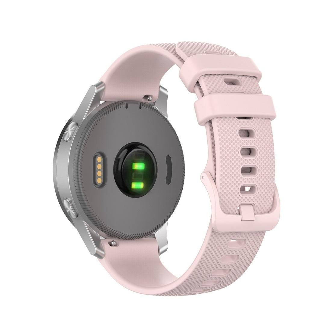 For Garmin Silicone Smart Watch Replacement Strap Wristband, Size:20mm Universal (Pink)