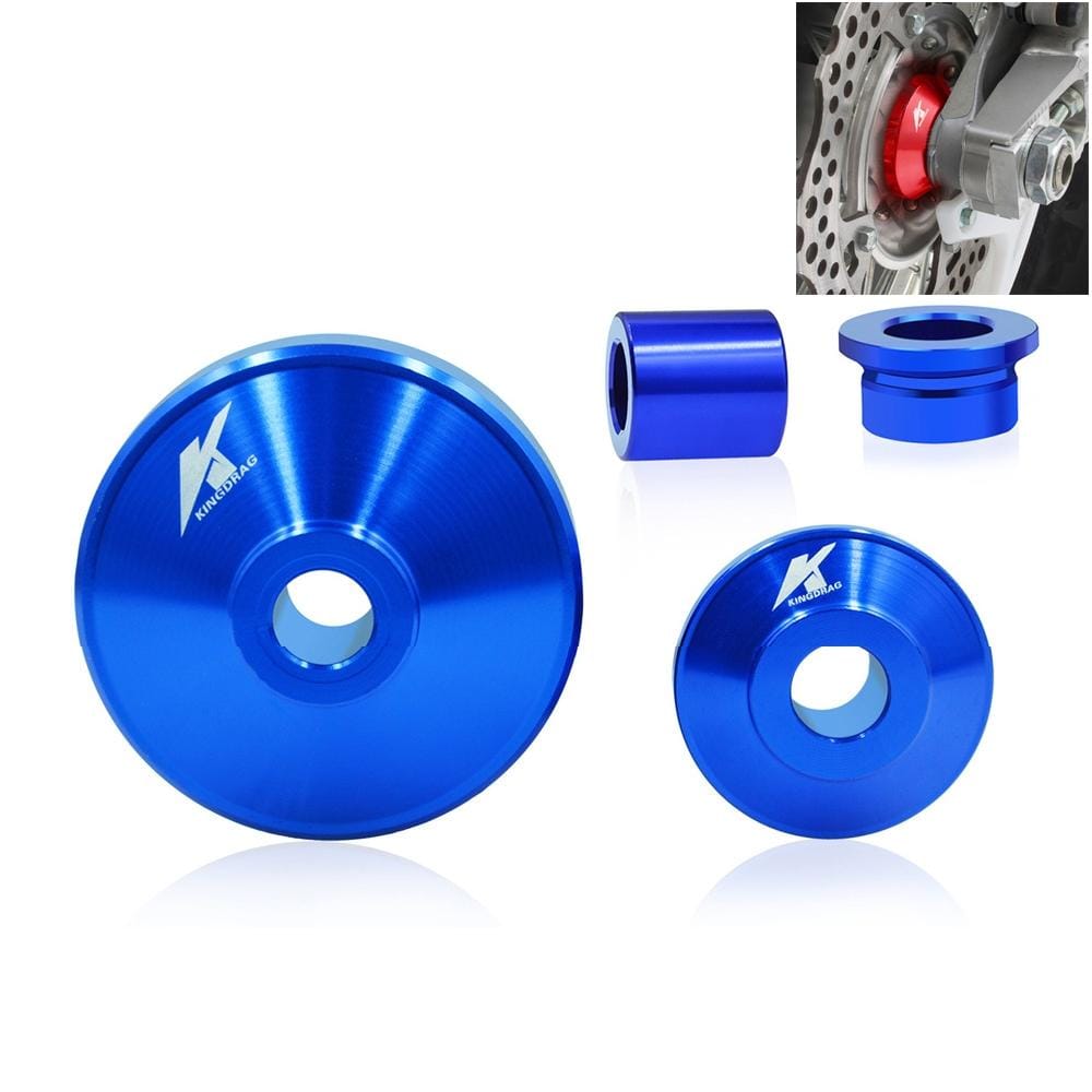 4 in 1 Motorcycle Modification Accessories Aluminum Alloy Hub Cove Set (Blue)